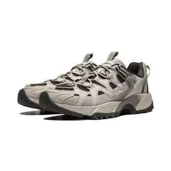 Кроссовки LINING Lifestyle Shoes Men Low-top Mica Grey/obsidian Lime/silver Birch Grey, серый