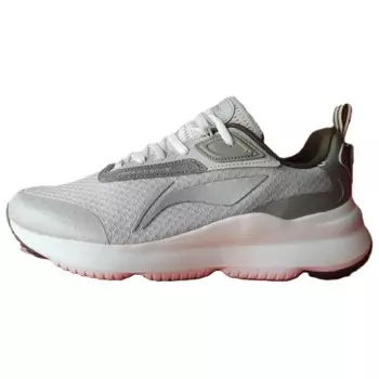 Кроссовки LINING Lifestyle Shoes Men Low-top White/Green, зеленый