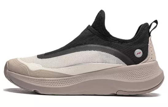 Кроссовки LINING Lifestyle Shoes Men Low-top Moonshine Grey/black, черный