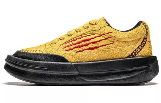 Кроссовки LiNing Lifestyle Shoes Unisex Low-top Yellow/Black, желтый/черный