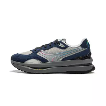 Кроссовки LINING Lifestyle Shoes Unisex Low-top Blue/Gray, синий/серый