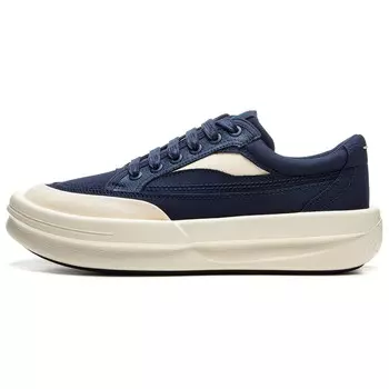Кроссовки LiNing Lifestyle Shoes Unisex Low-top Deep Sail Blue, синий