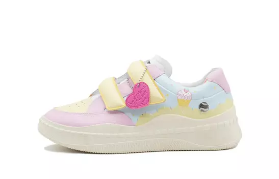 Кроссовки LINING Lifestyle Shoes Women's Low-top Pink/Blue, розовый