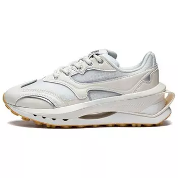 Кроссовки LiNing Lifestyle Shoes Women's Low-top Gray/White, серый/белый