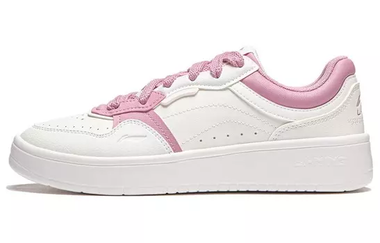 Кроссовки LINING Line 2.0 At The Beginning Skateboarding Shoes Women's Low-top Cloud White/tulle Powder, белый
