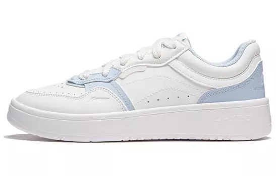 Кроссовки LINING Line 2.0 At The Beginning Skateboarding Shoes Women's Low-top Cloud White/sky Water Blue, голубой