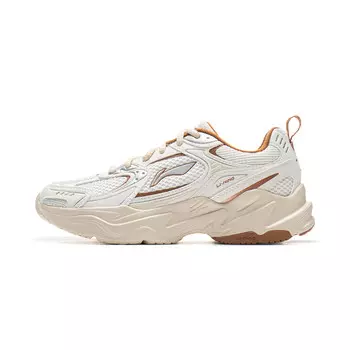 Кроссовки LINING Meteor 2K Lifestyle Shoes Women's Low-top Earth Strata S23/Wonder White F21/Earth Strata S23, цвет Earth Strata S23/Wonder White F21/Earth Strata S23