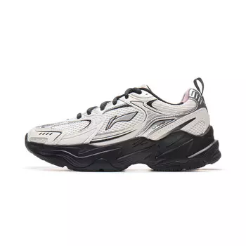 Кроссовки LINING Meteor 2K Lifestyle Shoes Women's Low-top Black/White, черный/белый