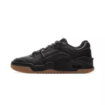 Кроссовки LINING Moon White 2.0 Skateboarding Shoes Women's Low-top Black, черный