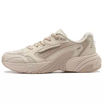 Кроссовки LINING Orca Lifestyle Shoes Women's Low-top Beige, бежевый