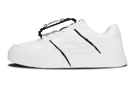 Кроссовки LINING Pontoon Boats Skateboarding Shoes Men Low-top Black, белый