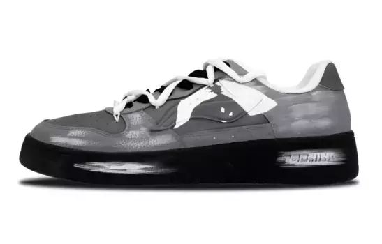 Кроссовки LINING Pontoon Boats Skateboarding Shoes Men Low-top Black, черный
