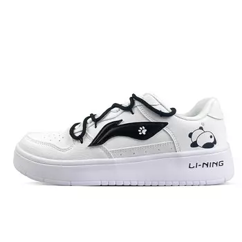 Кроссовки LINING Pontoon Boats Skateboarding Shoes Men Low-top Black, белый