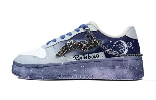 Кроссовки LINING Pontoon Boats Skateboarding Shoes Women's Low-top White/Purple, фиолетовый