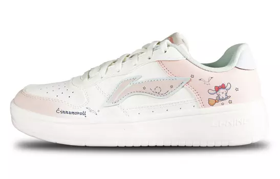 Кроссовки LINING Pontoon Boats Skateboarding Shoes Women's Low-top Blue, белый