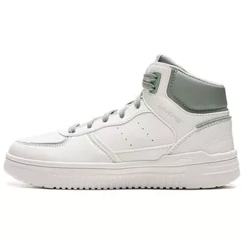 Кроссовки LINING Qingyun Lifestyle Shoes Women's High-top Misty White / Water Grey Green, зеленый