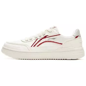 Кроссовки LINING Qingyun Skateboarding Shoes Men Low-top Mist White, белый