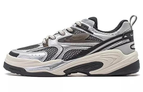 Кроссовки LINING Shining Star 2 Lifestyle Shoes Women's Low-top Silver, белый