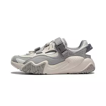 Кроссовки LINING Sichuan Tour Lifestyle Shoes Men Low-top Extreme Grey/Silver Birch, серый