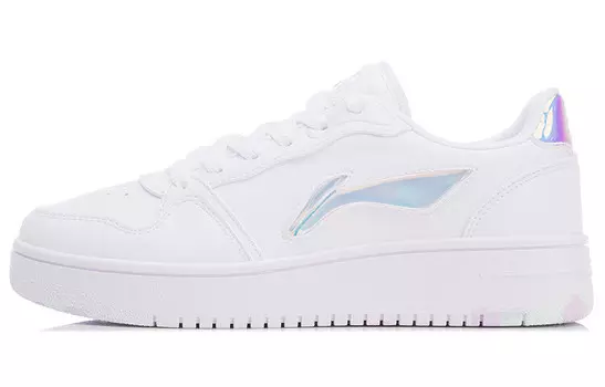Кроссовки LINING Skateboard Shoes Women's Low-Top White, белые