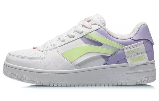 Кроссовки LINING Skateboard Shoes Women's Low-Top Moonlight Purple