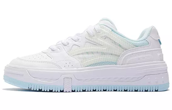 Кроссовки LINING Skateboard Shoes Women's Low-Top Standard White