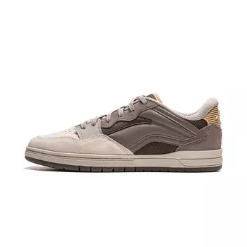 Кроссовки LiNing Skateboarding Shoes Men Low-top Gray/Brown, коричневый