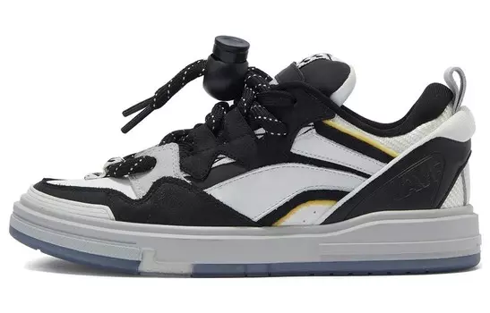 Кроссовки LiNing Skateboarding Shoes Men Low-top Black, черный