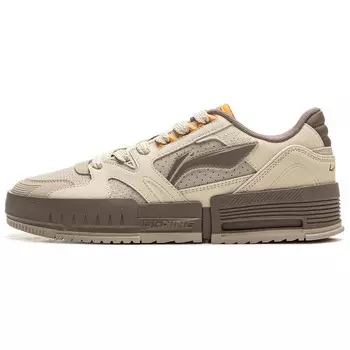 Кроссовки LINING Skateboarding Shoes Men Low-top Oatmeal Gray/ash Gray, серый