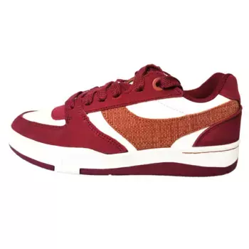 Кроссовки LINING Skateboarding Shoes Men Low-top White, цвет Burgundy