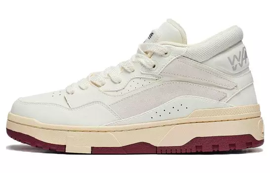 Кроссовки LINING Skateboarding Shoes Men Low-top Off White, цвет Off White