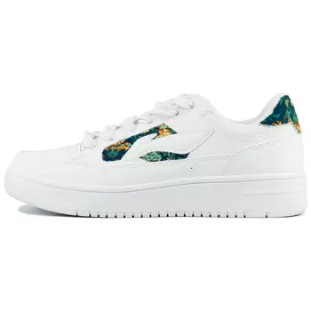 Кроссовки LINING Skateboarding Shoes Women's Low-top Green, белый