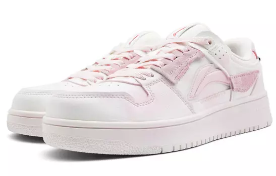 Кроссовки LINING Skateboarding Shoes Women's Low-top Pink, розовый