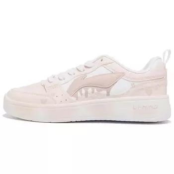 Кроссовки LINING Skateboarding Shoes Women's Low-top Pink, цвет Peach