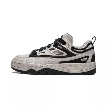 Кроссовки LINING Skateboarding Shoes Women's Low-top Grey/black, черный