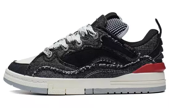 Кроссовки LiNing Skateboarding Shoes Women's Low-top, черный