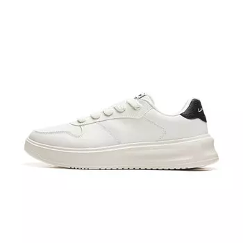 Кроссовки LINING Sky Cloud Skateboarding Shoes Men Low-top White/Black, белый/черный