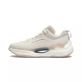 Кроссовки LINING Soft COOL Lifestyle Shoes Women's Low-top Off-white/light Soot, цвет Off-white/light soot