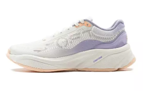 Кроссовки LINING Soft Lifestyle Shoes Women's Low-top White/Purple, фиолетовый