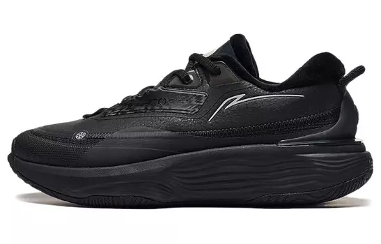 Кроссовки LINING SOFT WARM Lifestyle Shoes Women's Low-top Black, черный