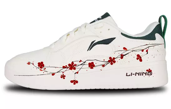 Кроссовки LINING Spike Years Skateboarding Shoes Men Low-top White, белый