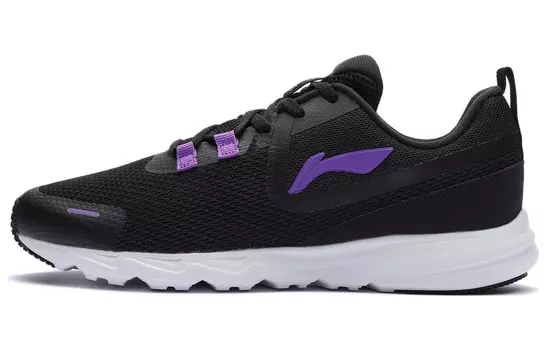 Кроссовки LINING Sports Life Collection Lifestyle Shoes Women's Low-top Black/Purple, фиолетовый