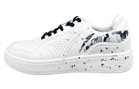 Кроссовки LINING Sports Life Collection Skateboarding Shoes Men Low-top Black, белый