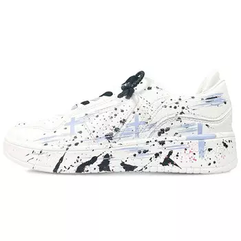 Кроссовки LINING Sports Life Collection Skateboarding Shoes Men Low-top Black, фиолетовый
