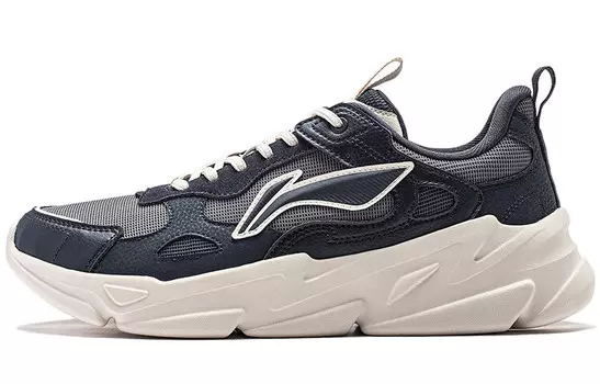 Кроссовки LINING Stream Fireflies Lifestyle Shoes Men Low-top Cold Ebony Black/shadow Gray, черный