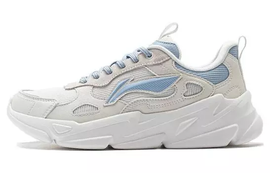Кроссовки LINING Stream Fireflies Lifestyle Shoes Women's Low-top White/Royal Blue, белый/синий