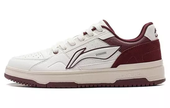 Кроссовки LINING Tianji 2.0 Skateboarding Shoes Men Low-top, белый/красный