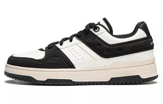 Кроссовки LINING Tianji 2.0 Skateboarding Shoes Women's Low-top, черный/белый