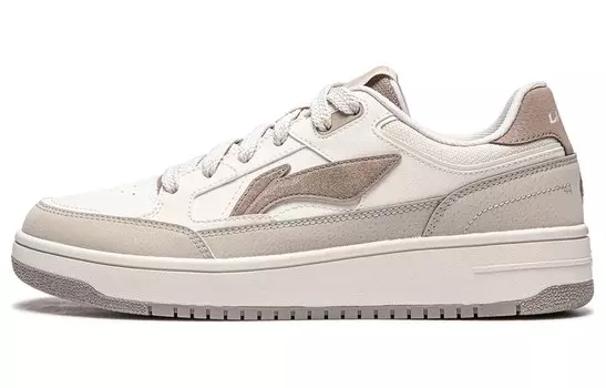 Кроссовки LINING Tianji Lifestyle Shoes Men Low-top White Sand Ash/dust Soot, белый