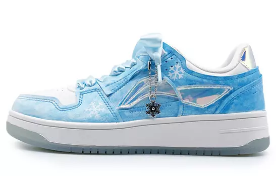 Кроссовки LINING Tianji Series Skateboard Shoes Women's Low-Top Blue/White
